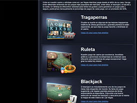 juegos disponibles en Betway Casino