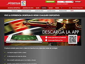 casino móvil de Sportium